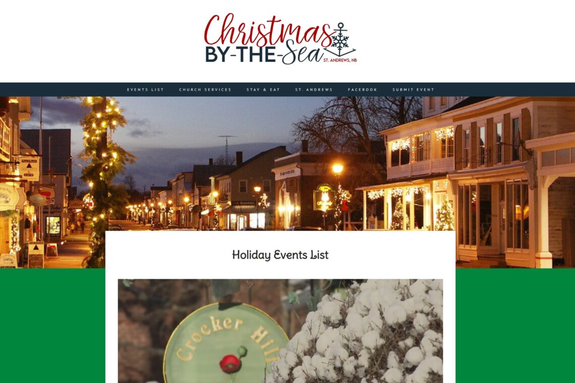 Christmas by the sea events